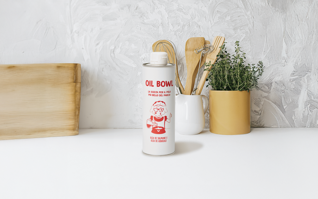 Il segreto di un pelo da passerella? Oil Bowl nutre la cute del tuo cane dall’interno