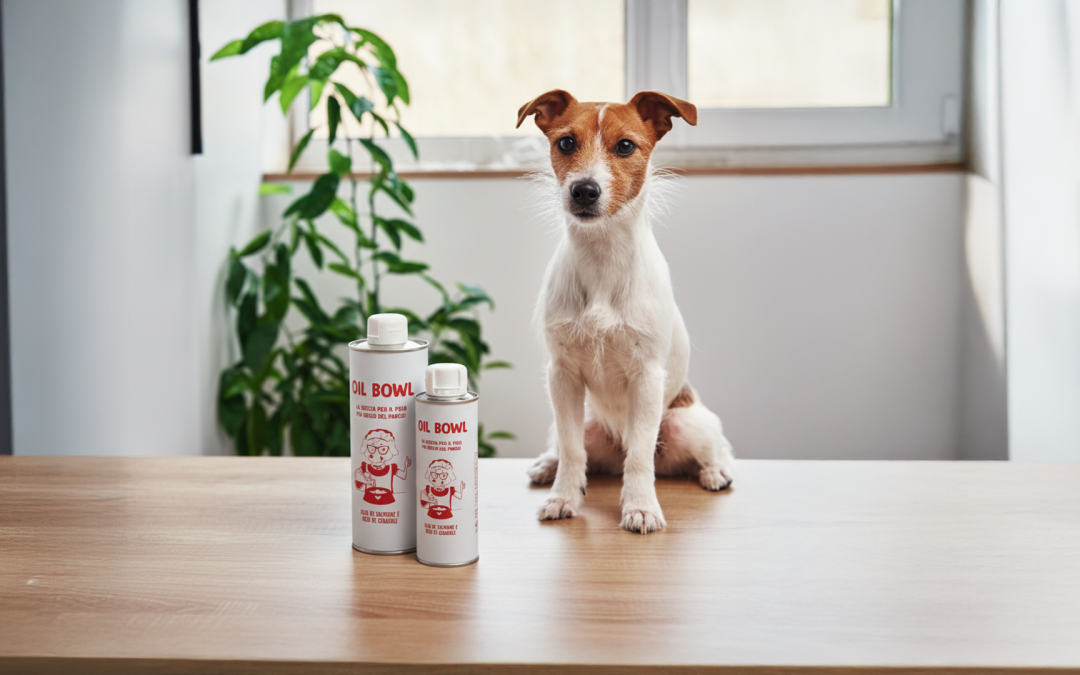 Muta di Primavera nel Cane: Pelo Lucido con Oil Bowl